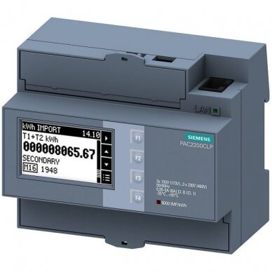 Модульный цифровой анализатор электросети | 3Ф | 65 А | 276/480 В AC | 6 МВт | DIN | Siemens | SENTRON | PAC2200CLP | 7KM2200-2EA40-1JB1 Модульный цифровой анализатор электросети | 3Ф | 65 А | 276/480 В AC | 6 МВт | DIN | Siemens | SENTRON | PAC2200CLP | 7KM2200-2EA40-1JB1