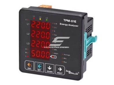 Panelinis | skaitmeninis elektros tinklo 380V analizatorius trifazis | 10mA-5.500A Panelinis | skaitmeninis elektros tinklo 380V analizatorius trifazis | 10mA-5.500A