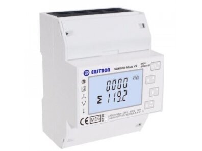 Modulinis trifazis multifunkcinis elektros energijos skaitiklis | 100 A | 3×230/400 V | dvikryptis | RS485 Modbus | DIN | Eastron SDM630-Modbus V2 1 Modulinis trifazis multifunkcinis elektros energijos skaitiklis | 100 A | 3×230/400 V | dvikryptis | RS485 Modbus | DIN | Eastron SDM630-Modbus V2 1