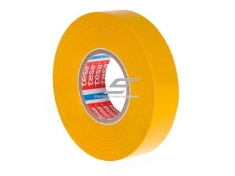 Elektros izoliacinė juosta | 19mm | 33m | geltona | TESA | Premium | 4042448885678 Elektros izoliacinė juosta | 19mm | 33m | geltona | TESA | Premium | 4042448885678