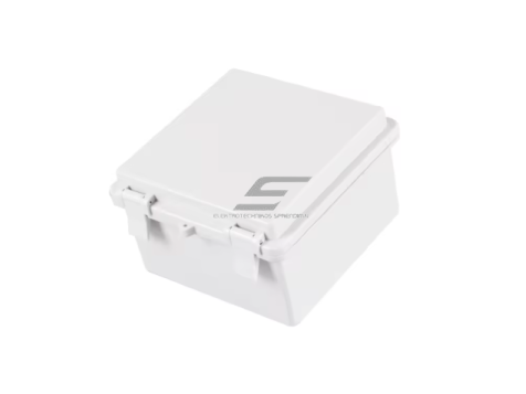 Elektros instaliacijos paskirstymo dėžutė | hermetinė | 200x200x100mm | paviršinė | ABS plastikas | pilka | IP67 1 Elektros instaliacijos paskirstymo dėžutė | hermetinė | 200x200x100mm | paviršinė | ABS plastikas | pilka | IP67 1