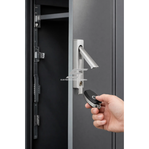 Smart electronic lock for metal cabinets | three-point locking | 170x32x20mm | electronic key | IP66 | zinc alloy 4 Smart electronic lock for metal cabinets | three-point locking | 170x32x20mm | electronic key | IP66 | zinc alloy 4