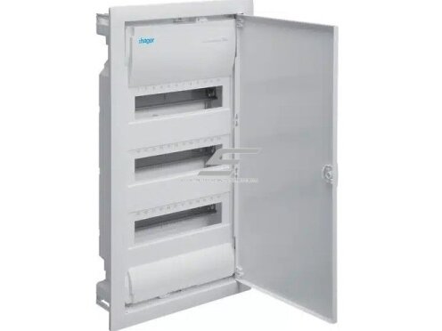 Elektros paskirstymo | modulinis skydelis | dėžė | skydas | 36 modulių | 630x348x94,5mm | potinkinis | plastikinis | IP30 | Hager | VU36NE Elektros paskirstymo | modulinis skydelis | dėžė | skydas | 36 modulių | 630x348x94,5mm | potinkinis | plastikinis | IP30 | Hager | VU36NE