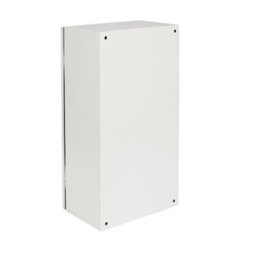 Trójfazowy | główna rozdzielnica elektryczna | obudowa | szafa rozdzielcza | z sekcją rozdziału | 12 modułów | z zamkiem i szybą | 320x600x210 mm | do 1x3-fazowego licznika | hermetyczna | natynkowa | stalowa | IP65 2