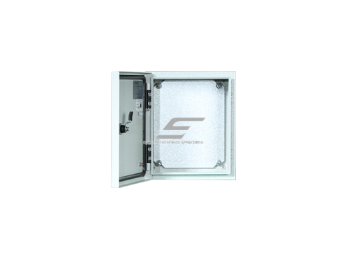 Elektros paskirstymo skydelis | dėžė | skydas | su montavimo plokšte | 400x250x150mm | hermetinis | virštinkinis | plieninis | IP65 1 Elektros paskirstymo skydelis | dėžė | skydas | su montavimo plokšte | 400x250x150mm | hermetinis | virštinkinis | plieninis | IP65 1
