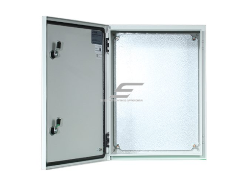Elektros paskirstymo skydelis | dėžė | skydas | su montavimo plokšte | 500x600x200mm | hermetinis | virštinkinis | plieninis | IP65 1 Elektros paskirstymo skydelis | dėžė | skydas | su montavimo plokšte | 500x600x200mm | hermetinis | virštinkinis | plieninis | IP65 1