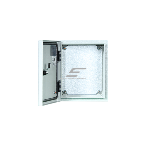 Electrical distribution enclosure | box | cabinet | with mounting plate | 400x300x200mm | hermetic | surface mounted | steel | IP65 1 Electrical distribution enclosure | box | cabinet | with mounting plate | 400x300x200mm | hermetic | surface mounted | steel | IP65 1