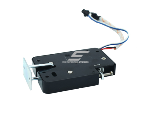 Elektroninė elektromagnetinė spyna | solenoidinis užraktas | 24V DC | 24 W | nerūdijantis plienas | išmanus valdymas | juoda
