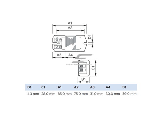 Elektromagnetinis balastas kompaktinėms liuminescensinėms lempoms | 18W | 230V | Philips 2 Elektromagnetinis balastas kompaktinėms liuminescensinėms lempoms | 18W | 230V | Philips 2