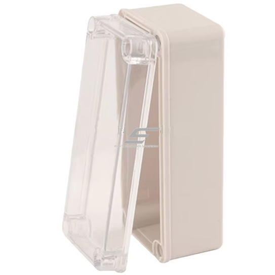 Elektriskās instalācijas sadales kaste | hermētiska | 180x80x70mm | virsmas montāža | plastmasa | caurspīdīgs vāks | IP65 Elektriskās instalācijas sadales kaste | hermētiska | 180x80x70mm | virsmas montāža | plastmasa | caurspīdīgs vāks | IP65