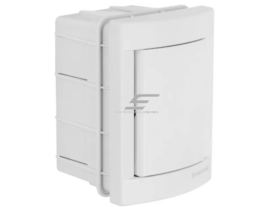 Elektros paskirstymo | modulinis skydelis | dėžė | skydas | 2 modulių | 100x141x95mm | potinkinis | plastikinis | IP40 | Panasonic | BQDT1021