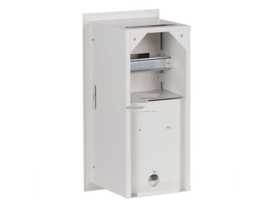 Elektros paskirstymo skydelis | dėžė | 6 modulių | su spyna ir stiklu | 230x480x180mm | 1F elektros skaitikliams | potinkinis | plieninis | IP31 2 Elektros paskirstymo skydelis | dėžė | 6 modulių | su spyna ir stiklu | 230x480x180mm | 1F elektros skaitikliams | potinkinis | plieninis | IP31 2