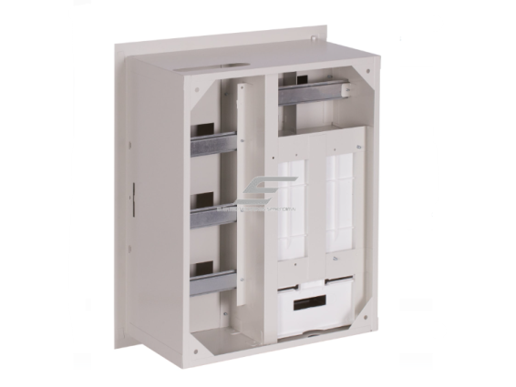 Elektros paskirstymo skydelis | dėžė | 24 modulių | su spyna | 450x550x210mm | 3F elektros skaitikliams | potinkinis | plieninis | IP31 2 Elektros paskirstymo skydelis | dėžė | 24 modulių | su spyna | 450x550x210mm | 3F elektros skaitikliams | potinkinis | plieninis | IP31 2