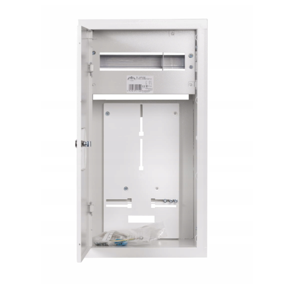 Rozdzielnica elektryczna | obudowa | 12 modułów | z zamkiem i szybą | 270x540x210mm | do liczników 1-fazowych i 3-fazowych | podtynkowa | stalowa | IP31 1 Rozdzielnica elektryczna | obudowa | 12 modułów | z zamkiem i szybą | 270x540x210mm | do liczników 1-fazowych i 3-fazowych | podtynkowa | stalowa | IP31 1