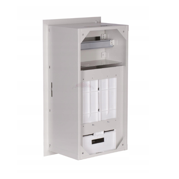 Rozdzielnica elektryczna | Obudowa | 12 modułów | Z zamkiem | 320x210x590 mm | Do liczników 1-fazowych i 3-fazowych | Podtynkowa | Stalowa | IP31 2 Rozdzielnica elektryczna | Obudowa | 12 modułów | Z zamkiem | 320x210x590 mm | Do liczników 1-fazowych i 3-fazowych | Podtynkowa | Stalowa | IP31 2