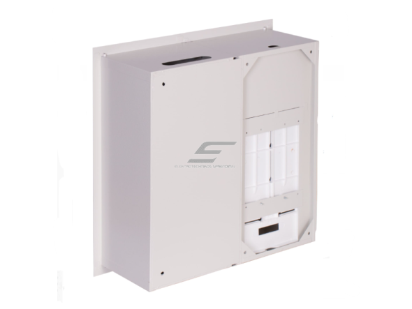 Elektros paskirstymo skydelis | dėžė | 36 modulių | dvigubos durys su spyna | 590x595x210mm | 3F elektros skaitikliams | potinkinis | plieninis | IP31 2 Elektros paskirstymo skydelis | dėžė | 36 modulių | dvigubos durys su spyna | 590x595x210mm | 3F elektros skaitikliams | potinkinis | plieninis | IP31 2