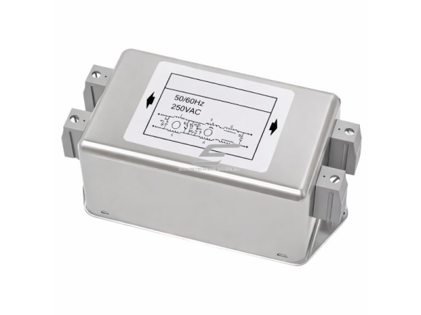 EMI (elektromagnetinių trukdžių) tinklo filtras | elektros tinklo triukšmo slopinimui | DIN bėgelis | 250V | 6A | EMC apsauga