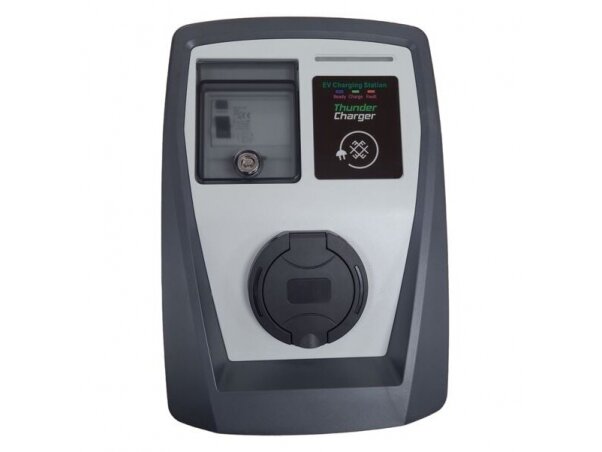 Elektromobilių įkrovimo stotelė | Type2 lizdas | 11kW | 16A | 400VAC | 3F | IP54 | Thunder Charger | EKEC1-S-T2-3P-16A-DLB