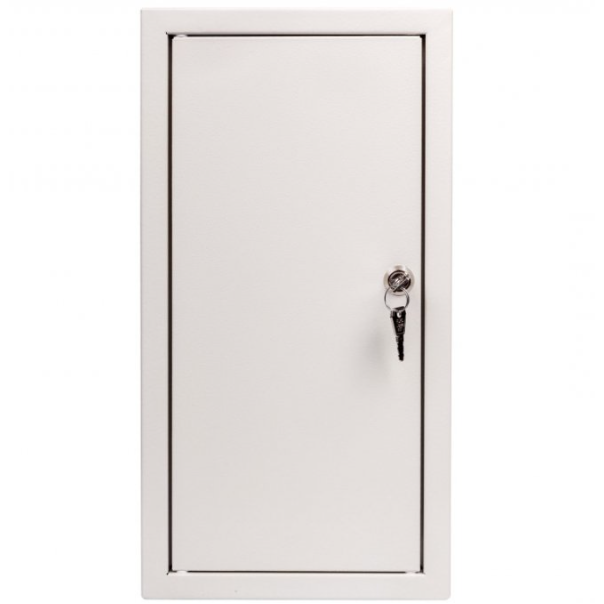 Single-phase | incoming electrical distribution board | enclosure | cabinet | with distribution section | 6 modules | with lock | 430x220x220 mm | for 1x single-phase meter | with sealing possibility | surface-mounted | steel | IP31 Single-phase | incoming electrical distribution board | enclosure | cabinet | with distribution section | 6 modules | with lock | 430x220x220 mm | for 1x single-phase meter | with sealing possibility | surface-mounted | steel | IP31