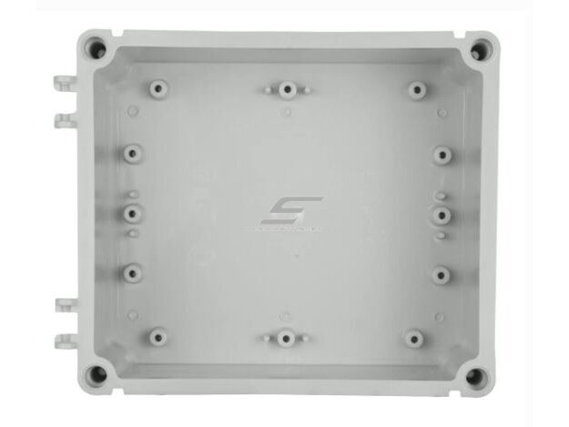 Elektros instaliacijos paskirstymo dėžutė su atverčiamu dangčiu | varžtais | plastikinė | hermetinė | 210x190x100mm | paviršinė | pilka | IP67 1 Elektros instaliacijos paskirstymo dėžutė su atverčiamu dangčiu | varžtais | plastikinė | hermetinė | 210x190x100mm | paviršinė | pilka | IP67 1