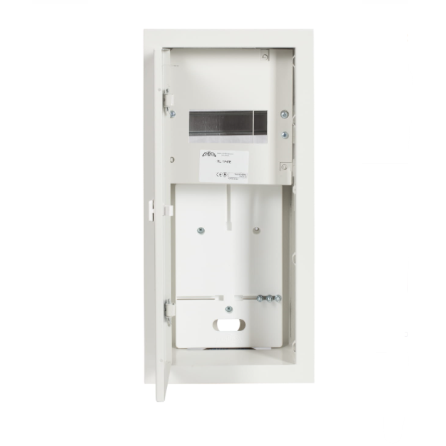 Electrical Distribution Board | Enclosure | 6 Modules | 230x480x120 mm | For 1-Phase Electricity Meters | Flush-Mounted | Steel | IP31 1