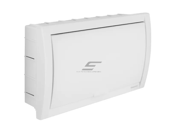 Elektros paskirstymo | modulinis skydelis | dėžė | skydas | 18 modulių | 390x220x103mm | potinkinis | plastikinis | IP40 | Panasonic | BQDT1181