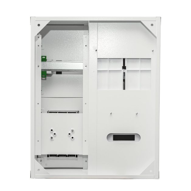 Electrical Distribution Board | Enclosure | 3 Modules | With Lock | 400x500x210 mm | For 1x3-Phase Electricity Meter | Flush-Mounted | Steel | IP31 2