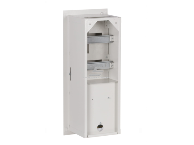 Elektros paskirstymo skydelis | dėžė | 12 modulių | su spyna ir stiklu | 180x540x180mm | 1F elektros skaitikliams | potinkinis | plieninis | IP31 2 Elektros paskirstymo skydelis | dėžė | 12 modulių | su spyna ir stiklu | 180x540x180mm | 1F elektros skaitikliams | potinkinis | plieninis | IP31 2