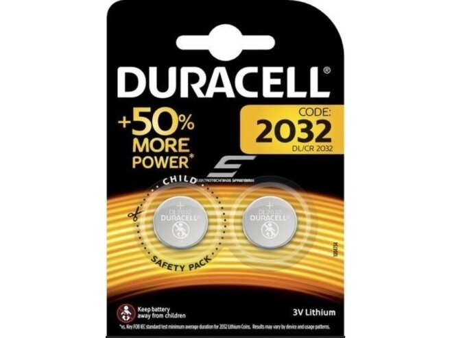 Elementai | baterijos | 3V | CR2032 | Duracell | 5000394203921 Elementai | baterijos | 3V | CR2032 | Duracell | 5000394203921