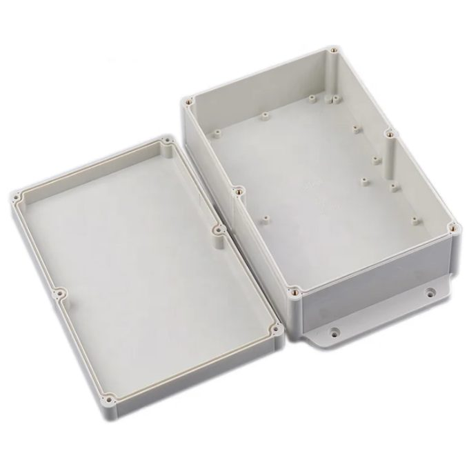 Rozdzielnica elektryczna | z uszami po bokach | hermetyczna | 245x165x66mm | montaż powierzchniowy | plastikowy | szary | IP68 1 Rozdzielnica elektryczna | z uszami po bokach | hermetyczna | 245x165x66mm | montaż powierzchniowy | plastikowy | szary | IP68 1