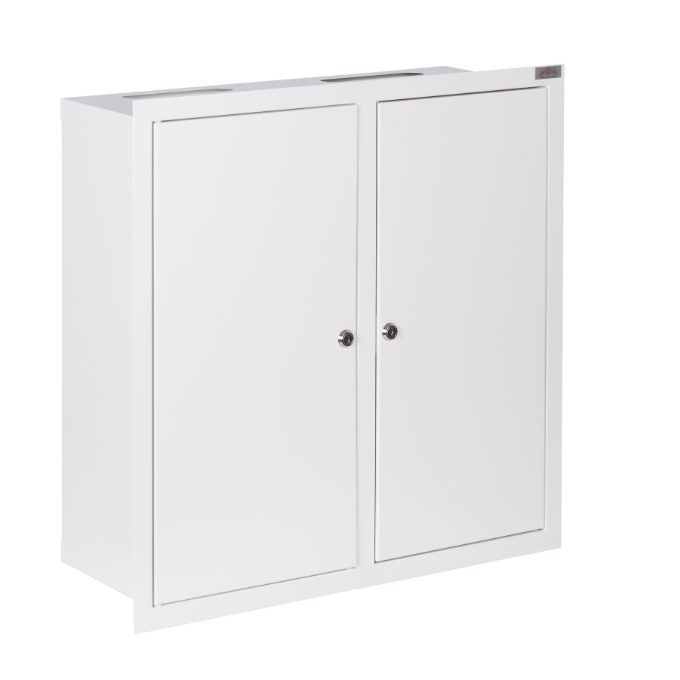 Rozdzielnica elektryczna | obudowa | 48 modułów | podwójne drzwi z zamkiem | 590x595x210mm | do liczników 3-fazowych | podtynkowa | stalowa | IP31 Rozdzielnica elektryczna | obudowa | 48 modułów | podwójne drzwi z zamkiem | 590x595x210mm | do liczników 3-fazowych | podtynkowa | stalowa | IP31
