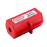 Electrical plug lockout box | LOTO safety device | universal | with padlock fixing | 83x83x178mm | red