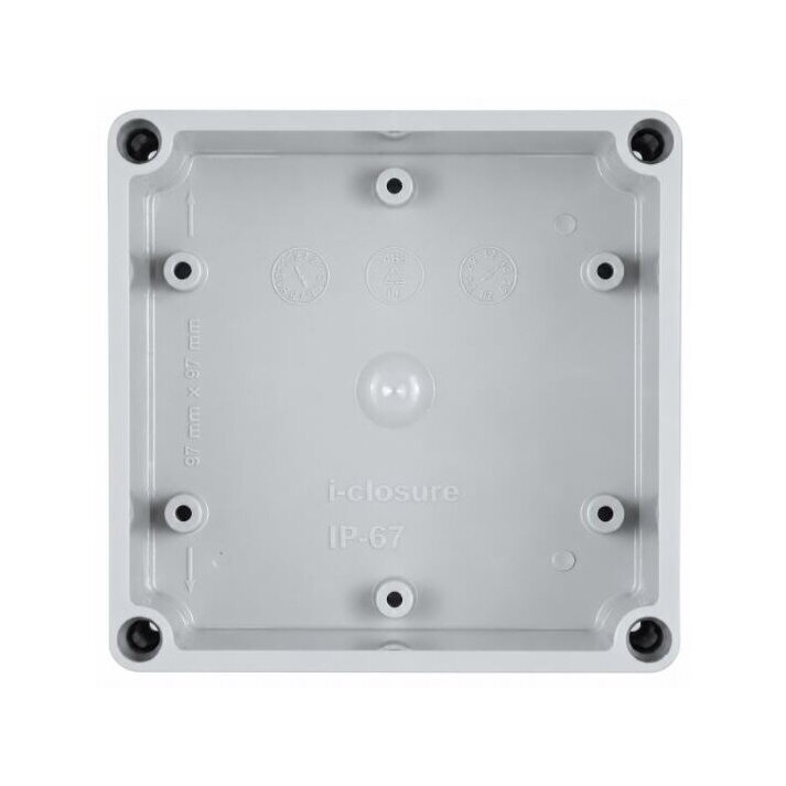 Elektripaigaldise harukarp | plastikust | hermeetiline | 100x100x80mm | pinnapealne | hall | IP67 1