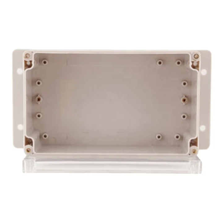 Electrical installation distribution box | with side lugs | hermetic | 200x120x75mm | surface-mounted | plastic | transparent cover | IP65 1 Electrical installation distribution box | with side lugs | hermetic | 200x120x75mm | surface-mounted | plastic | transparent cover | IP65 1