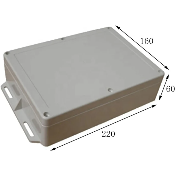 Rozdzielnica elektryczna | z uszami po bokach | hermetyczna | 220x160x60mm | montaż powierzchniowy | plastikowy | szary | IP65 3 Rozdzielnica elektryczna | z uszami po bokach | hermetyczna | 220x160x60mm | montaż powierzchniowy | plastikowy | szary | IP65 3