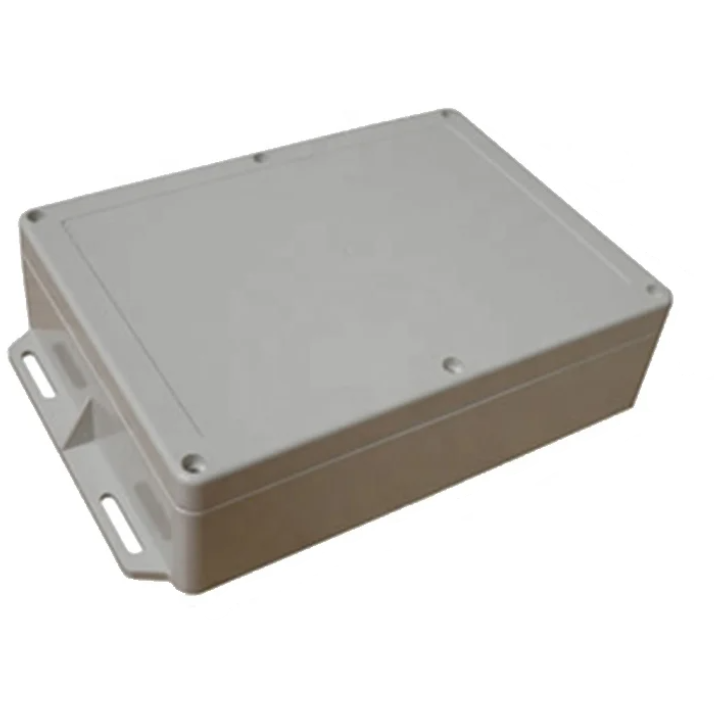 Rozdzielnica elektryczna | z uszami po bokach | hermetyczna | 220x160x60mm | montaż powierzchniowy | plastikowy | szary | IP65
