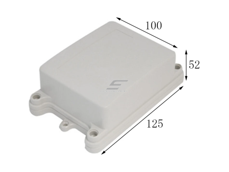 Elektros instaliacijos paskirstymo dėžutė | su auselėmis šonuose | hermetinė | 125x100x52mm | paviršinė | plastikinė | pilka | IP65 2 Elektros instaliacijos paskirstymo dėžutė | su auselėmis šonuose | hermetinė | 125x100x52mm | paviršinė | plastikinė | pilka | IP65 2