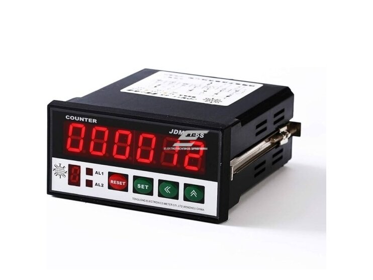 Elektroninis ilgio matuoklis su fotoelektriniu jutikliu | 6 skaitmenų LED ekranas | 110–220V | JDM11-6S | TENGLONG 1
