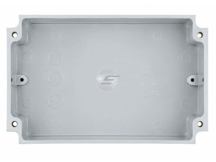 Elektros instaliacijos paskirstymo dėžutė su montažine plokšte | plastikinė | hermetinė | 150x100x70mm | paviršinė | pilka | IP67 1 Elektros instaliacijos paskirstymo dėžutė su montažine plokšte | plastikinė | hermetinė | 150x100x70mm | paviršinė | pilka | IP67 1