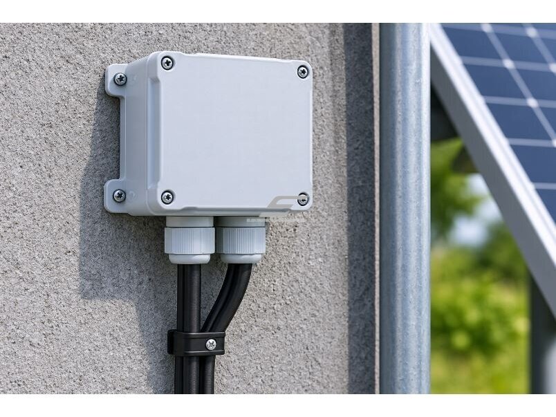 Elektros instaliacijos paskirstymo dėžutė su montažine plokšte | plastikinė | hermetinė | 80x82x55mm | paviršinė | pilka | IP67 4 Elektros instaliacijos paskirstymo dėžutė su montažine plokšte | plastikinė | hermetinė | 80x82x55mm | paviršinė | pilka | IP67 4