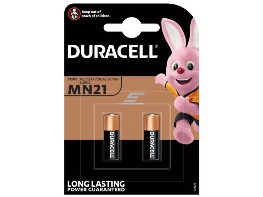 Elementai | baterijos | 12V | 23A | MN21 | šarminė | Duracell 5000394203969 Elementai | baterijos | 12V | 23A | MN21 | šarminė | Duracell 5000394203969