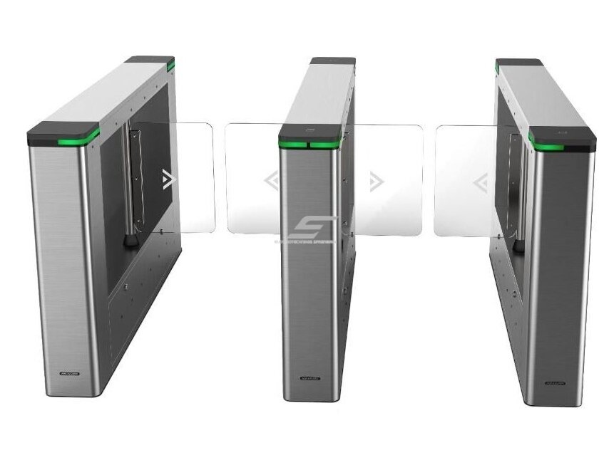 Elektroninis praėjimo kontrolės turniketas | dvipusis | su durelėmis/varteliais | dešinė pusė | žmonių srauto valdymui | IP54 | Hikvision DS-K3B501SX-R/M/DP Elektroninis praėjimo kontrolės turniketas | dvipusis | su durelėmis/varteliais | dešinė pusė | žmonių srauto valdymui | IP54 | Hikvision DS-K3B501SX-R/M/DP