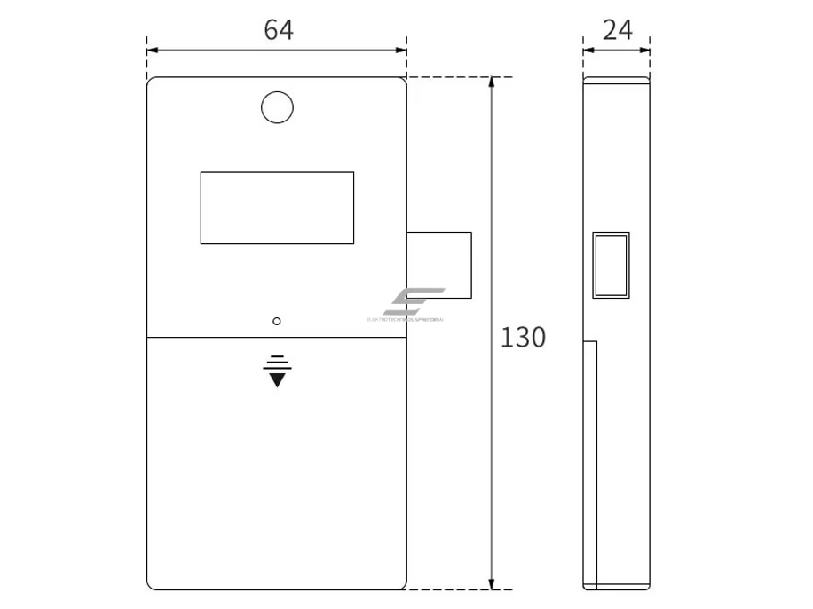 Elektroninė spyna su skaitytuvu | spintelei | atrakinama su apyranke | 104x50x16mm | sidabrinė 4 Elektroninė spyna su skaitytuvu | spintelei | atrakinama su apyranke | 104x50x16mm | sidabrinė 4