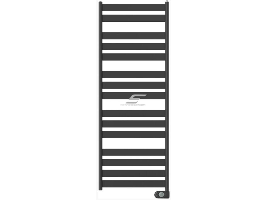 Elektrinis rankšluosčių džiovintuvas | gyvatukas | su laikmačiu | programuojamas | 750W | 230V | IP44 | 600x1600mm | juodas | ADAX Wave 60-160-750 BLACK