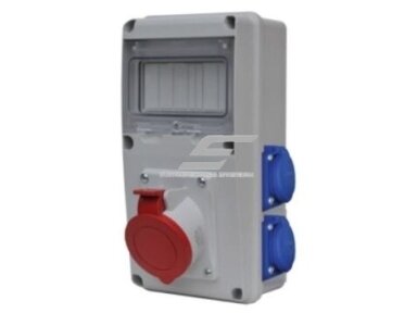 Pramoninis skydelis | dėžutė | 6 modulių | su kištukiniais lizdais 1x16A 5P + 2x230V | hermetinis | garažams | komercinėms patalpoms | IP54 | Scame | ENERBOX | 633D.1WW Pramoninis skydelis | dėžutė | 6 modulių | su kištukiniais lizdais 1x16A 5P + 2x230V | hermetinis | garažams | komercinėms patalpoms | IP54 | Scame | ENERBOX | 633D.1WW