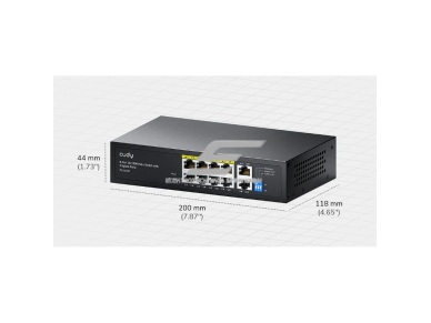 PoE komutatorius 8 portų | laidinio tinklo išplėtimas | 8xPoE + 2xUplink | nekonfiguruojamas | 120 W | metalinis korpusas 2 PoE komutatorius 8 portų | laidinio tinklo išplėtimas | 8xPoE + 2xUplink | nekonfiguruojamas | 120 W | metalinis korpusas 2