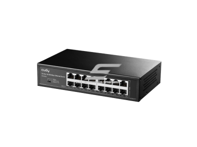 Ethernet komutatorius 16 portų | 100 Mbps | 2.38 Mpps | nekonfiguruojamas | „Plug & Play“ | Auto MDI/MDIX | metalinis korpusas 1 Ethernet komutatorius 16 portų | 100 Mbps | 2.38 Mpps | nekonfiguruojamas | „Plug & Play“ | Auto MDI/MDIX | metalinis korpusas 1