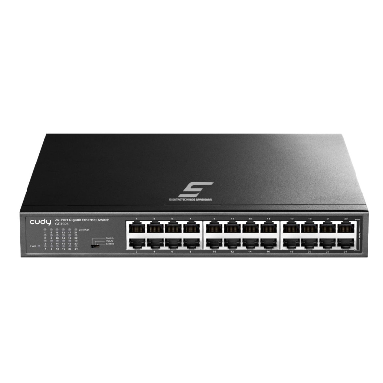 Ethernet Switch 16 ports | Wired network expansion | 48Gbps | 35.71Mpps | 1000Mbps | Unmanaged | SWITCH CUDY GS1024
