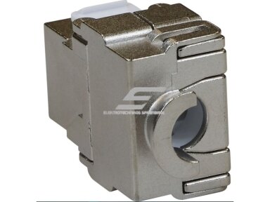Modulinė jungtis | lizdas | įmontuojamas | 1xRJ45 | Cat6 | FTP | keystone tipo | Excel Networking | 100-210