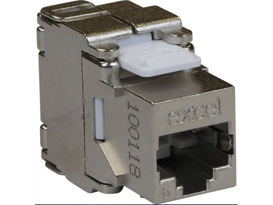 Modulinė jungtis | lizdas | įmontuojamas | 1xRJ45 | Cat6 | FTP | keystone tipo | Excel Networking | 100-210 Modulinė jungtis | lizdas | įmontuojamas | 1xRJ45 | Cat6 | FTP | keystone tipo | Excel Networking | 100-210